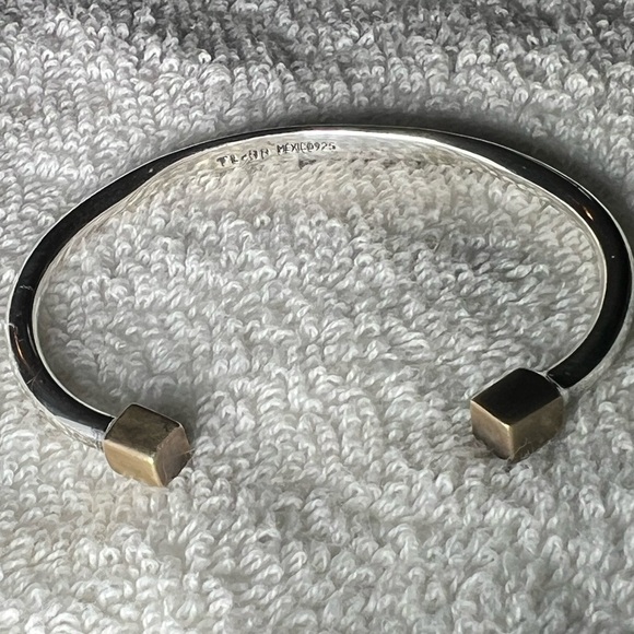 Vintage Taxco Sterling Silver bracelet cuff - Picture 5 of 11
